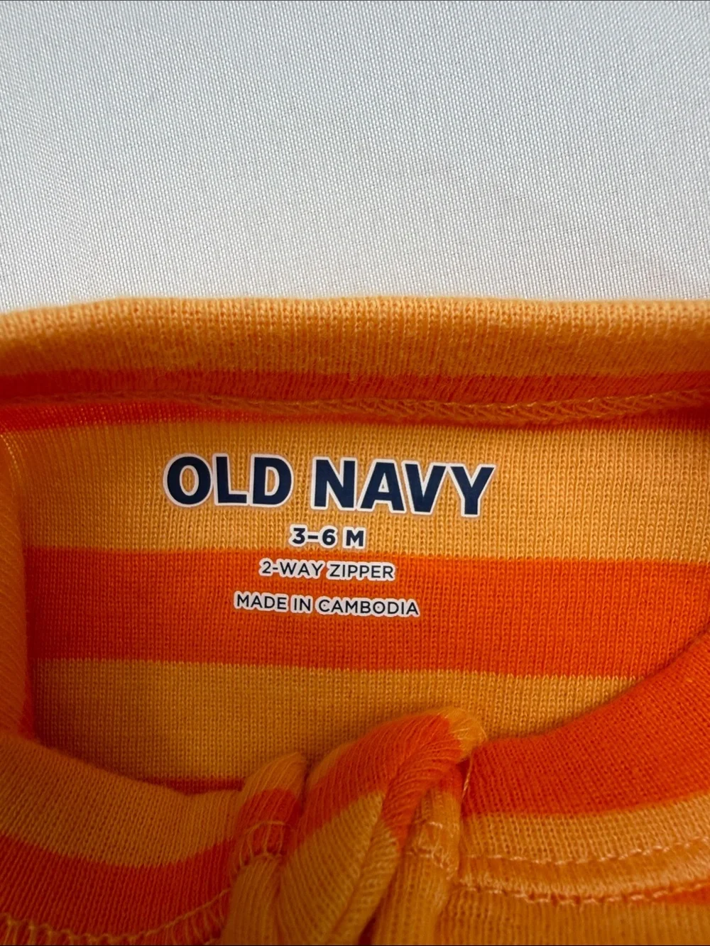 Old Navy Pumpkin-Print & Striped Baby lot.